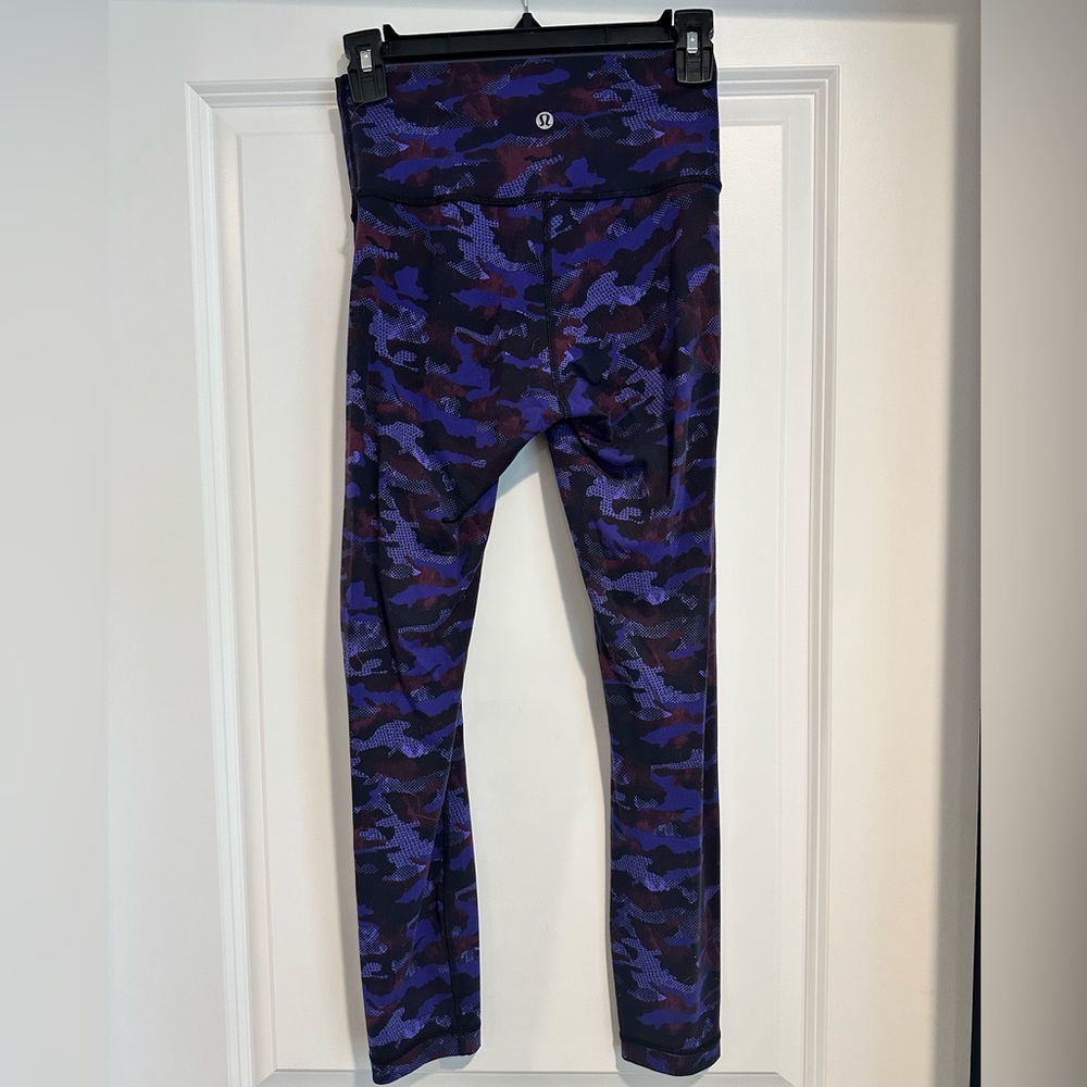 Lululemon Camo Leggings Wunder Under Hi Rise 28”
